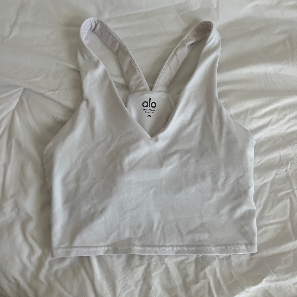 Alo Yoga Cropped Athletic Top